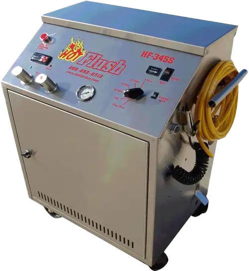 Hot Flush Machine used when replacing an automotive transmission.